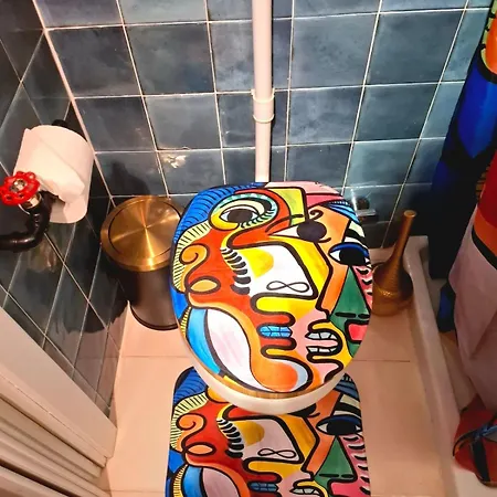 Tiny Studio, Rustic Style, Historic Center アパート サンレモ